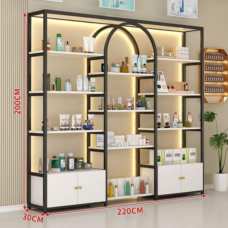 Beauty Salon Storage: Nail & Skincare Display Rack