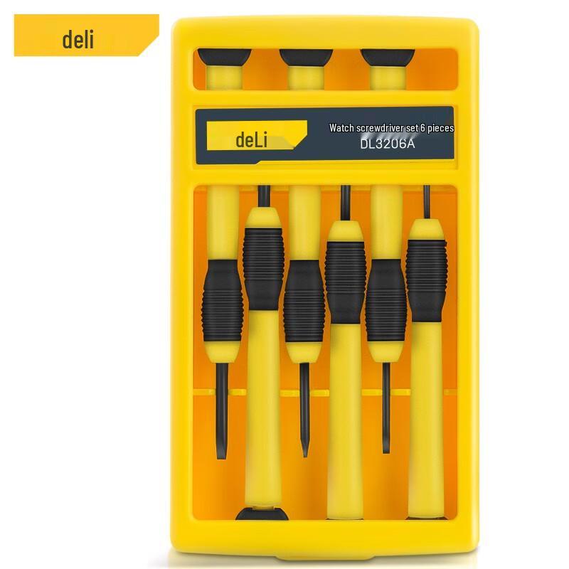 Deli 6-Piece Mini Precision Screwdriver Set