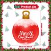 PVC Inflatable Christmas Ball,23 Inch Large Outdoor Decorated Ball Outdoor Christmas Decorations,New Years Christmas Ornaments