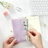 A6 Colorful Heart Double-layer Pocket Divider Pockets Folders Notebook Divider Page Waterproof PVC Leaf Document Filing Bag