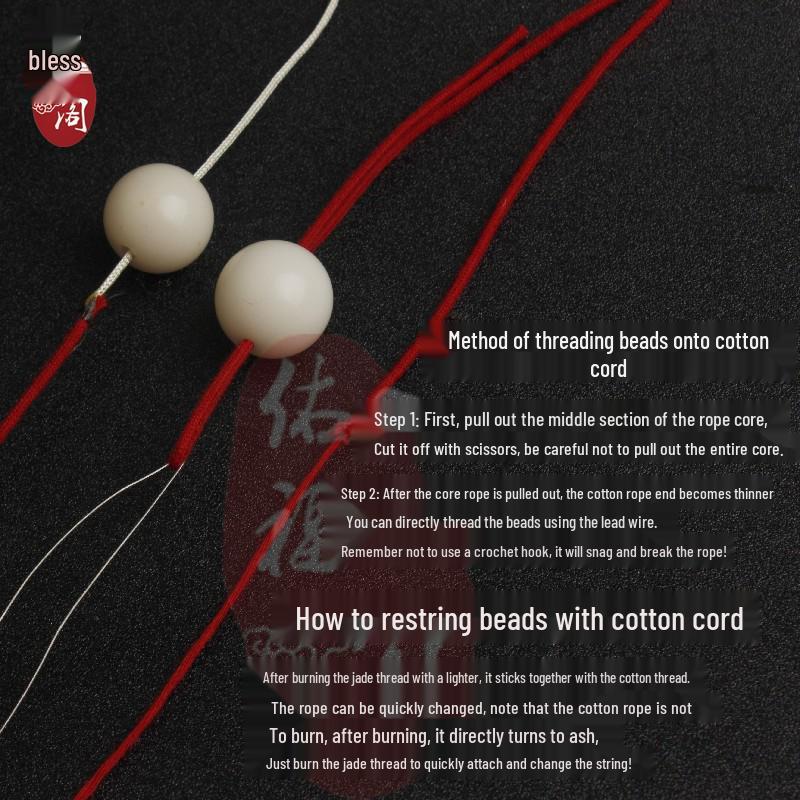 2022 Popular Hand-woven Pure Cotton Colored Core Pendant Rope