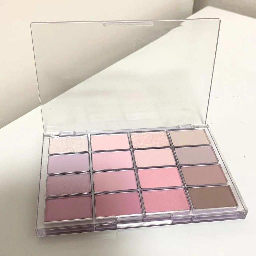 Simple Sixteen-color Eye Shadow Palette Multi-color Pearlescent Matte Eye Shadow Integrated Plate