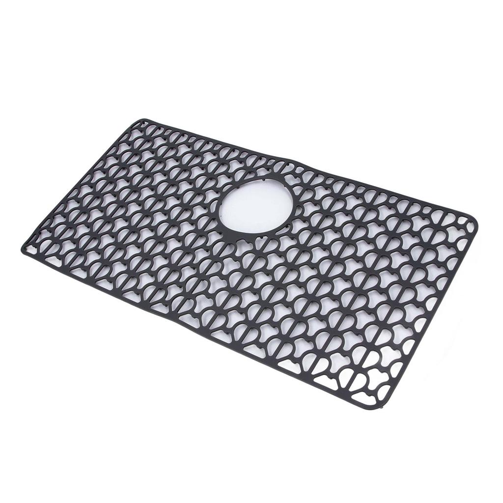 Kitchen Sink Mat Silicone Scratch Resistant Anti Slip Water Proof Reusable Multifunction for Dishes