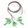 1.5 Meter Fiber Optic Pigtail 12 Strands SC APC 12 Color Single Mode Fiber Optic Pigtail for Welding Network