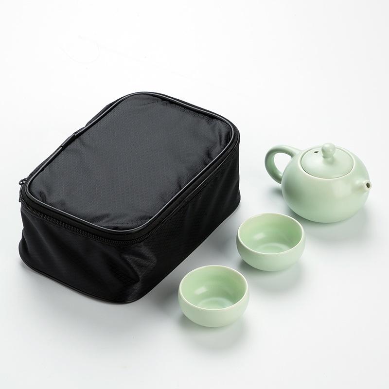 Portable One Pot Four Cups Dehua Dingyao Tea Set Will Sell Gifts Ceramic Travel Tea Set