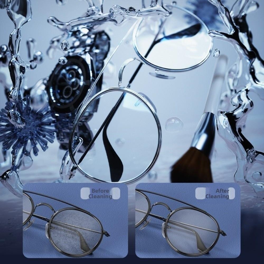 Portable High-Frequency Cleaner Wireless Control Mini Washer Machine  Eyewear Cleaning