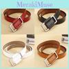 Leather Waist Stylish Belt For Women With Alloy Buckle And Design Elegant