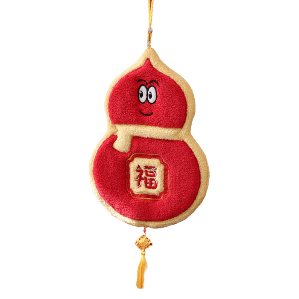 Coral Velvet New Year Hand Towel Thickened Bathroom Kerchief Cute Washcloth  Household