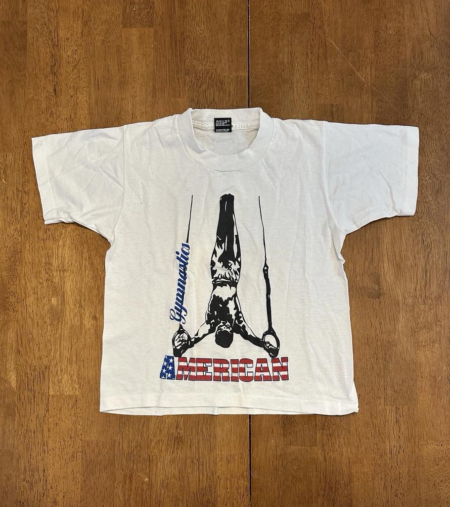 Vintage 90s USA Gymnastics T Shirt Youth Large 10-12