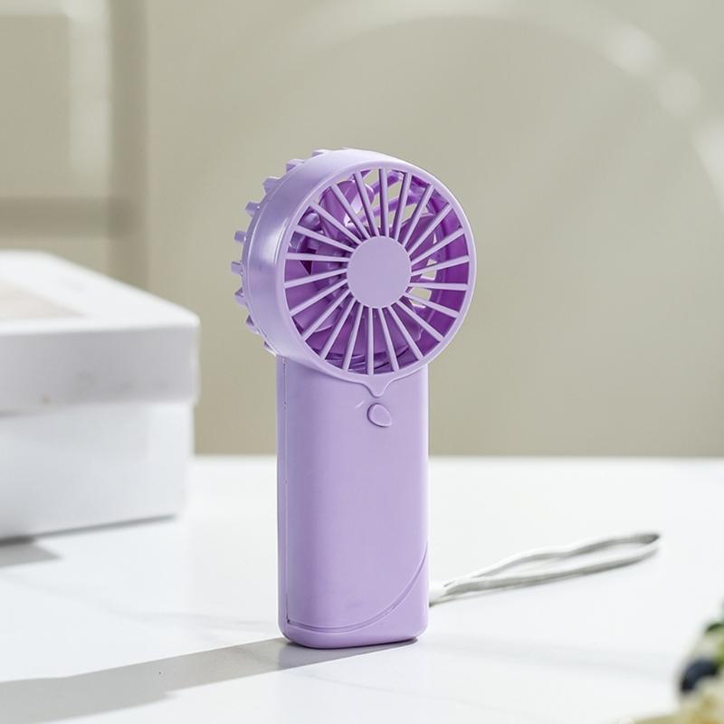 AM3 Battery Operated Powerful Handheld Fan Portable Small Lightweight Makeup Fan for Girl Women Indoor Outdoor
