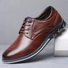 Fashion Retro Men Shoes Business Brand Leather Shoes Fashion Casual Shoes for Men Black Brown Breathable Loafers Comfort Men'shoe 2025