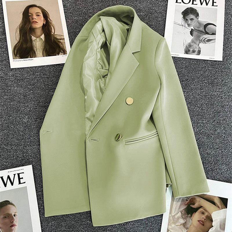 Dark Blue Women's Versatile Small Suit Jacket – New Style for Spring and Autumn 2026