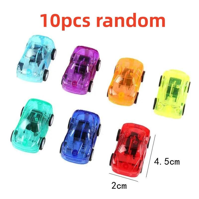 10/20Pcs Mini Transparent Power Car Airplane Children s Birthday Party Gift Pinata Filler Carnival Christmas Gift Children s