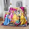 1pc Princess Printing Blanket - Soft, All-Season Throw for Living Room, Bedroom,Personalized Gift with Adorable Cartoon Design