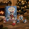 Pet Lover Gift Idea Husky Christmas Advent Calendar 2026 with 24 Unique Acrylic Pendants for Tree Decorations, Home Decor Accessory Cute Dog