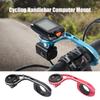 LIXADA Cycle Computer Mount, Out-Front Bracket for Bryton and Garmin, 31.8mm and 25.4mm Light Adapters, Bicycle Computer Mount
