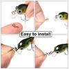 Quick Change Lure Clip for Hook Lures Fly Fishing Snap Stainless Fishing Connector Lure Change Clip