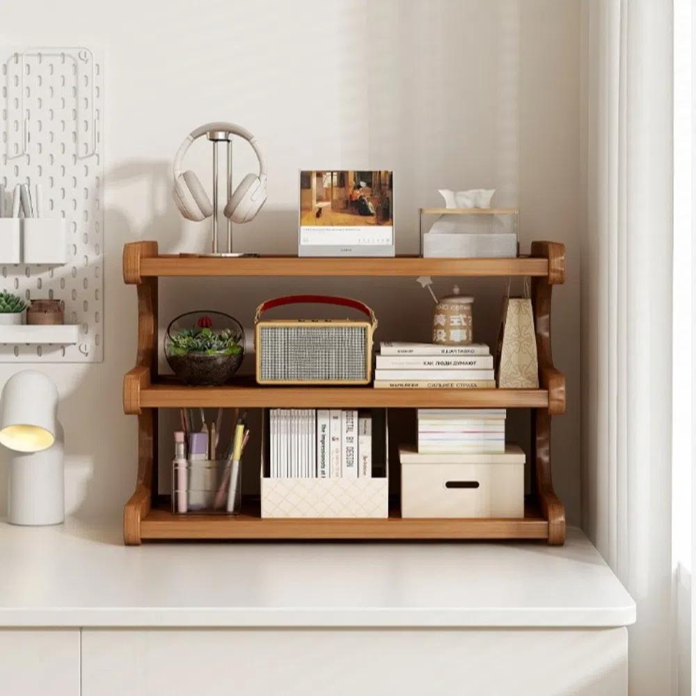 Moisture-Proof Wooden Shoe Storage Shelves Simple Design Multifunctional Shoe Rack  Household Use