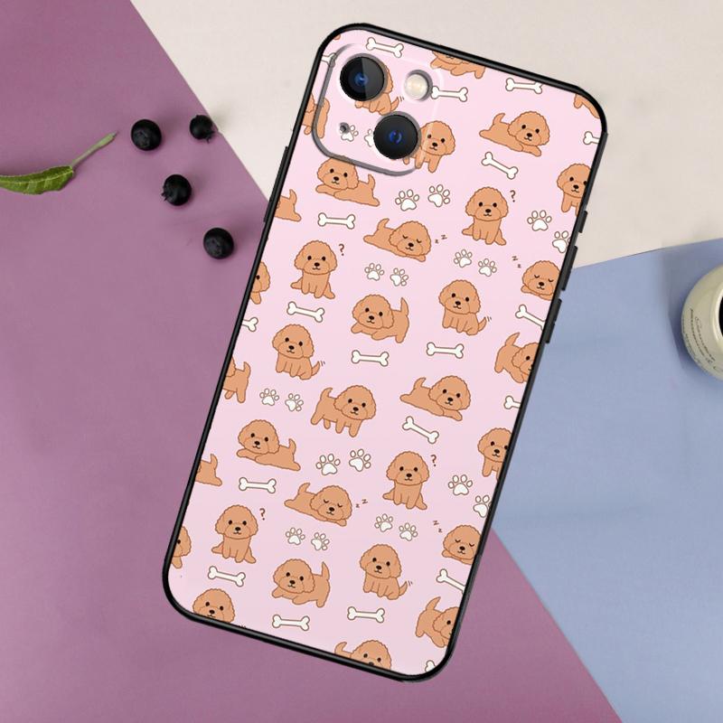 Cartoon Cavoodle Cavapoo Case For iPhone 16 15 14 13 12 11 Pro Max Mini X XR XS Max 7 8 Plus 2 Bumper Cases Cover