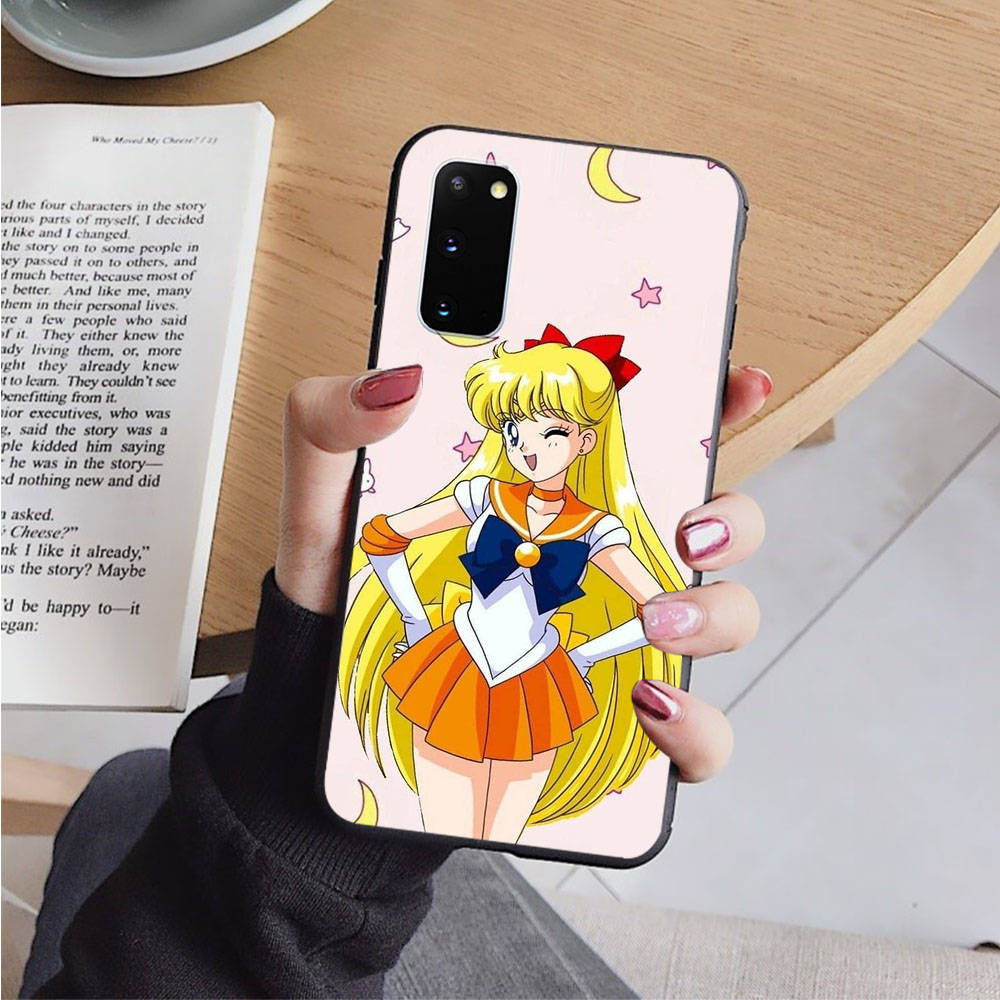 

Чехол AD80 Sailor Moon Black для Xiaomi Poco X6 M5 M6 F5 F6 F1 C65 C55 C50 C51 C40 Redmi Note 7 8 14C A3X 13C 12C 11 10A 9C Pro Sofe Cover Xiaomi 11T арлекин
