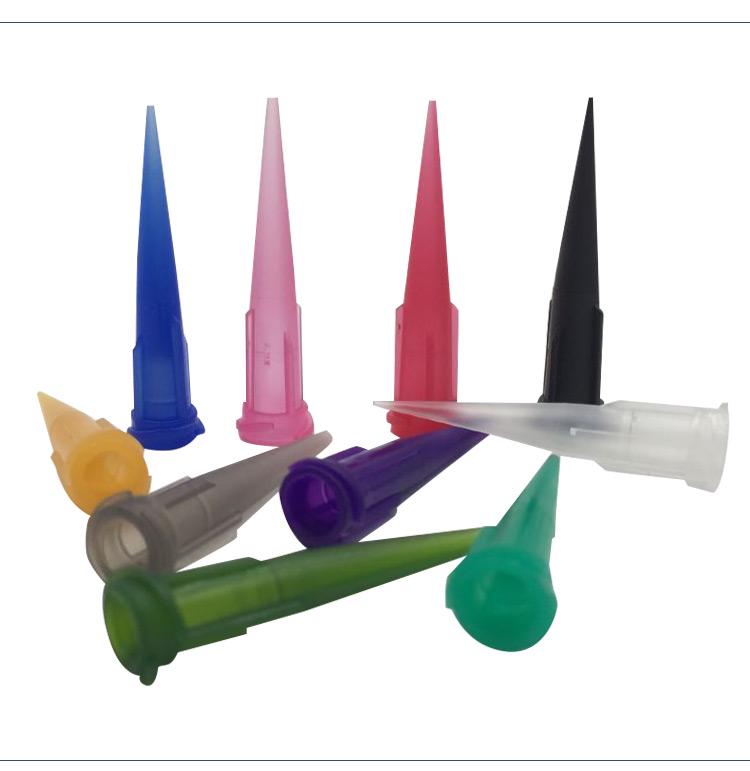 All-Plastic Bevelled Glue Dispensing Needle Tip for Injection Syringe and Machine Use