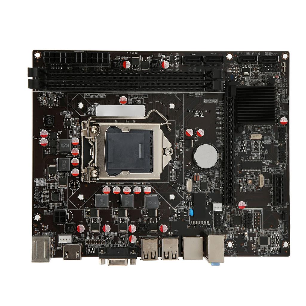 Desktop Motherboard H55A2 LGA 1156 Slot Dual Channel DDR3 VGA HD Output PCI Express X16 ATX Motherboard for Gaming
