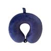 Portable Memory Foam U-shaped Travel Neck Pillow - Crystal Velvet Office & Airplane Nap Support