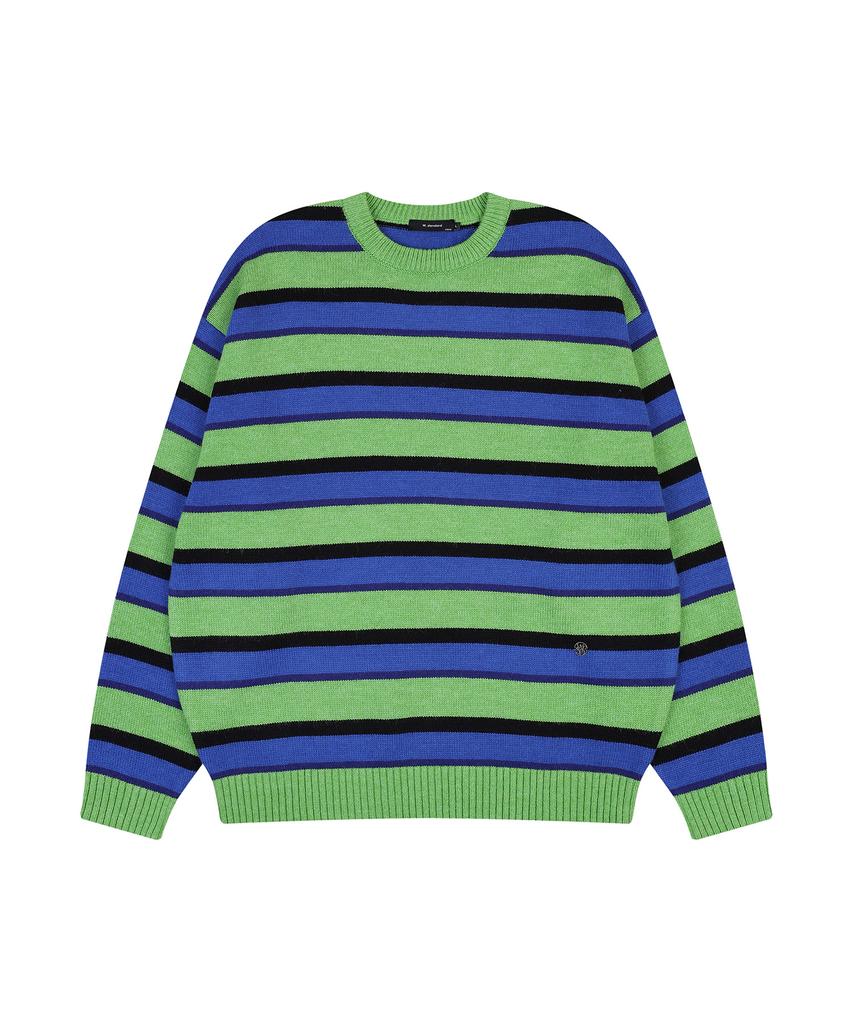 W STANDARD Stripe Pullover [3 Colors]