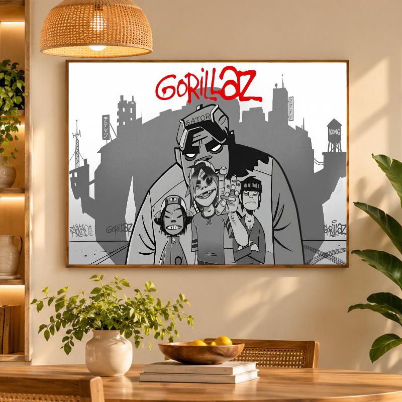 5D Diamond Painting Gorillaz DIY Full Drill Diamond Art Kit Home Decoration