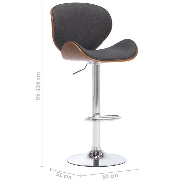 VidaXL Chaise de Bar Tabouret de Bar Siège de Comptoir Chaise de Bistro Tabouret de Pub Siège de Bistro Chaise de Comptoir 287413