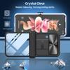 Drop Protection Acrylic Folding Clear Case For Samsung Galaxy Z Flip 4 5g Flip4 Zflip4 Camera Protective Phone Bag Funda Coque