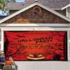 398. Halloween Garage Door Banner Background Cloth Banner Halloween Party Decoration