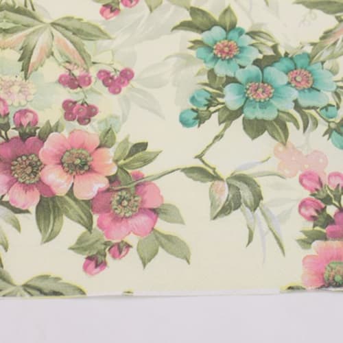 Frcolor Paper Napkins, Floral Print, 40 Count, Stylish Printed Napkins