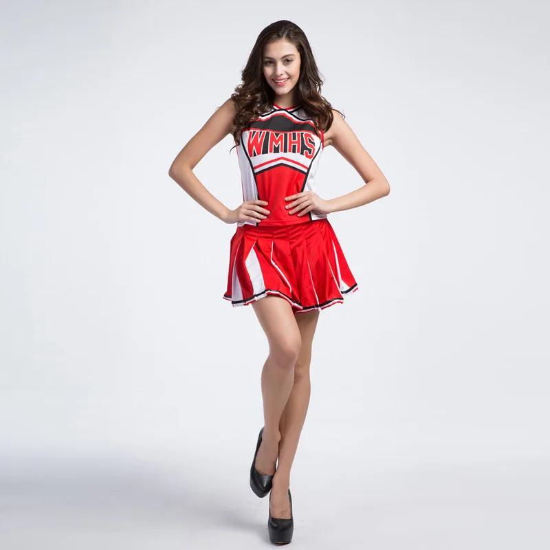 Opening Dancing Cheerleading Costumes Baseball High School Cheer Girl Women Sports Competition Show Cheerleader Party Uniform
