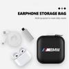 WSQK5 Car Portable EVA Storage Earphone Cable Case Bluetooth Bag For BMW M Performance Alpina M3 M5 M6 X1 X3 X4 X5 G20