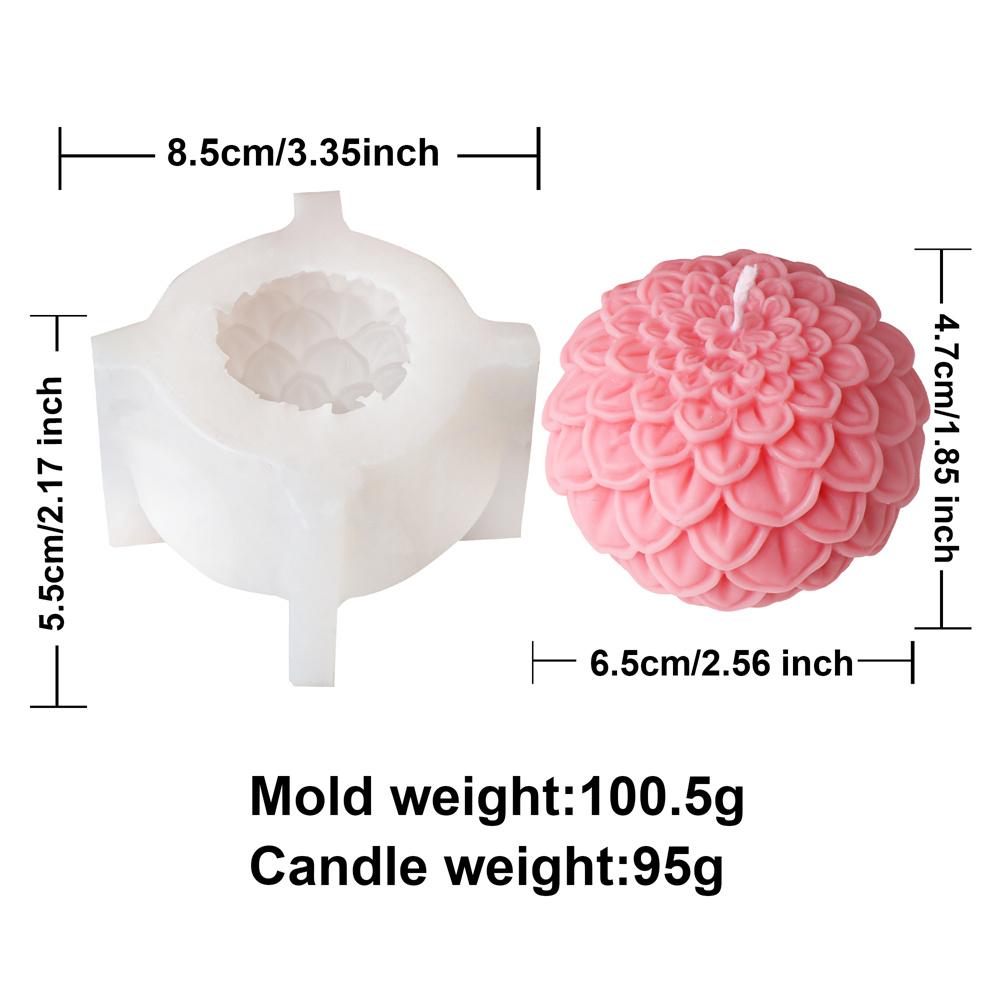 

Small Lotus Petals Flowers Candle Silicone Mold DIY Flower ball Candle Making Soap Resin Mold Valentine s Gifts Craft Home Decor