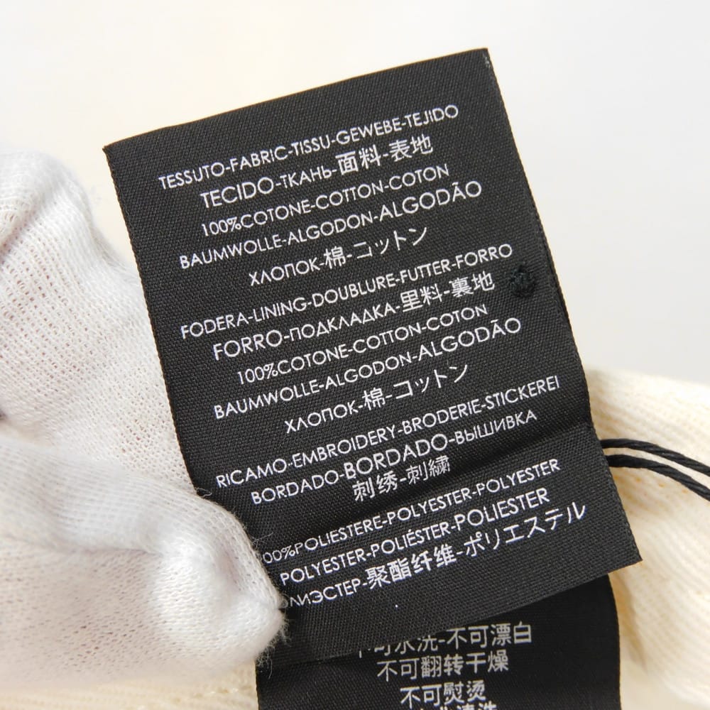 Used 11221 Logo Visor Cap 531588 410B2 9060 7919 L 23.2" Black Baseball Cap with Velcro and Cotton Fits White Men's