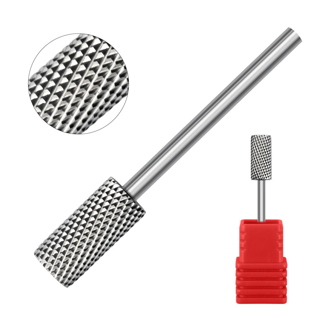 1pcs Sliver Nail Drill Bits Milling Cutter Carbide Nail Tools For Electric Nail Drill Manicure Machine Pedicure Nail Files Acces