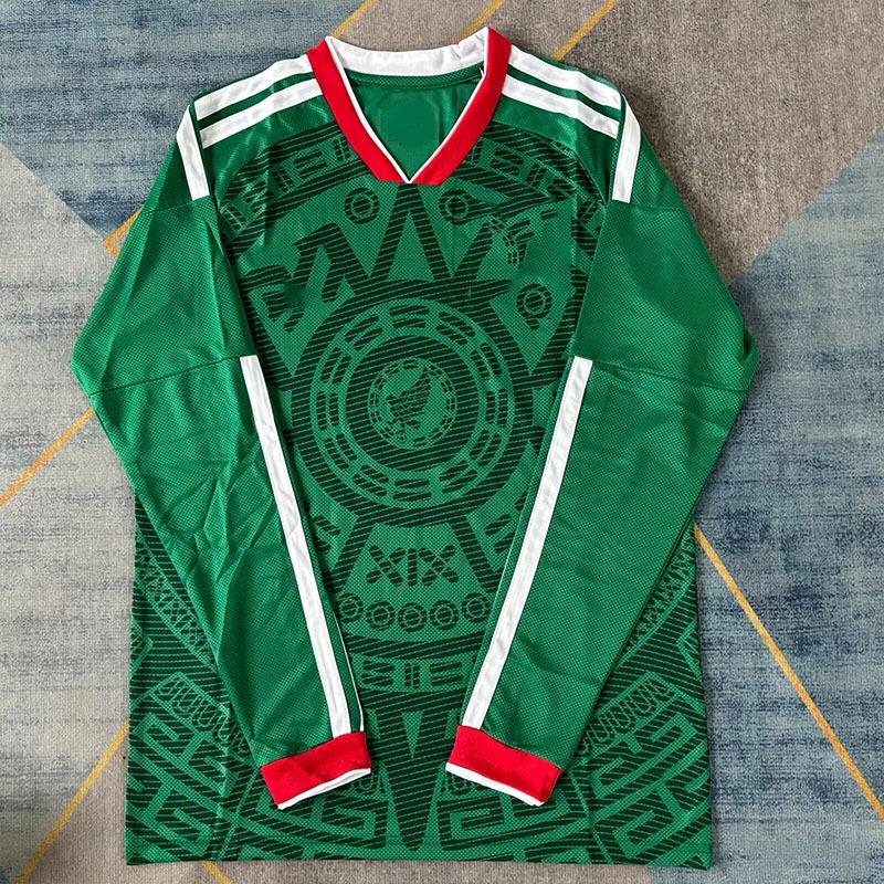 Mexico Home Long Sleeve Jersey - World Cup 2026 Fan Edition Extra Large зелёный