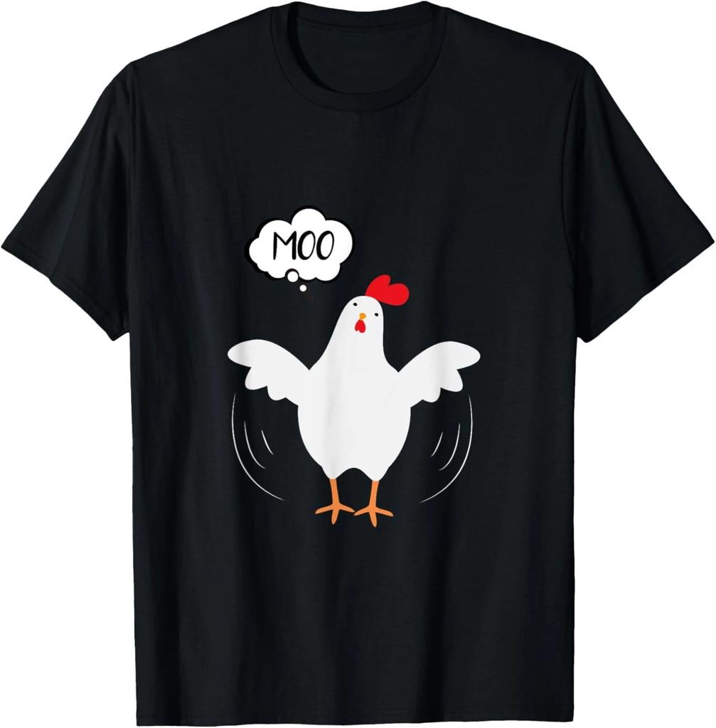 Funny Chicken  Shirt Saying MOO - But Guess What Chicken Moo T- Shirt