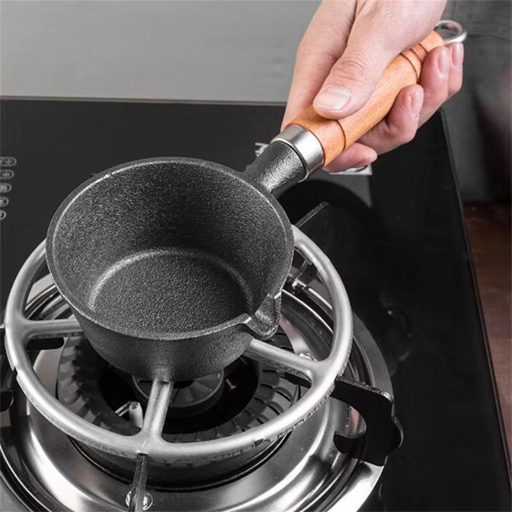 Nonstick Oil Pouring Pan Drip-Spouts Sauce Pan Butter Melting Pot Frying Egg Pan  Jam