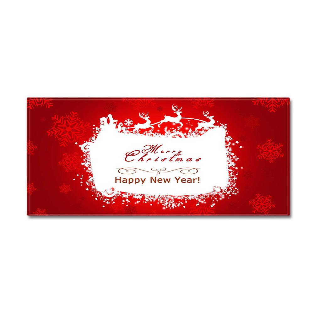 Christmas Kitchen Sand Carpet Doormat Long Floor Mat