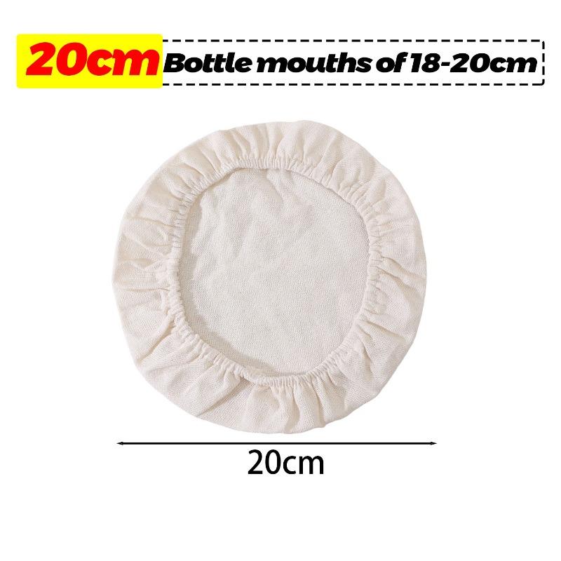 Elastic Cloth Covers Round Bread Proofing Cover Sourdough Starter Jars Cloth Liner Bread Fermentation Jar Covers Baking Supplies