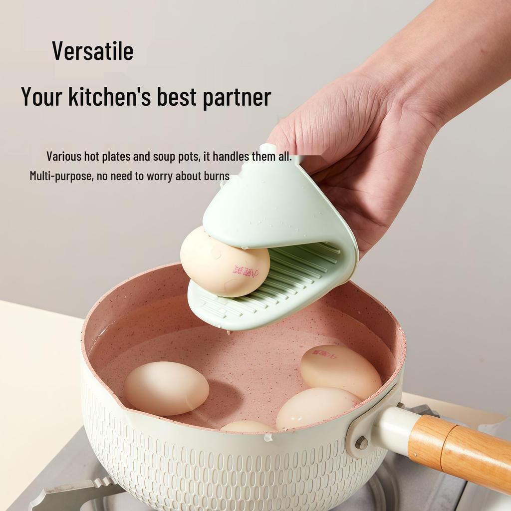 Silicone Anti-Scald Heat-Resistant Kitchen Gloves for Baking and Oven Use