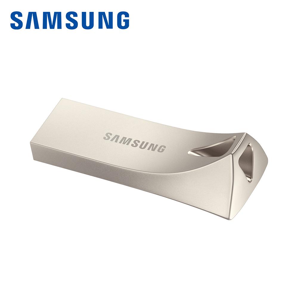 Samsung 128GB USB-Stick BAR Plus USB-Flash-Laufwerk 64GB 256GB 512GB USB 3.1 Mini-Pen-Drive Speicherstick Speichergerät U-Disk Lesegeschwindigkeit bis zu 400MB/s 128GB【USB3.1；400MB/s】 silber