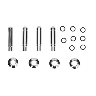 8pcs Car Door Lock Pin with Cover ABS Chrome Replacement for Chevrolet TRAXCruzeMalibu