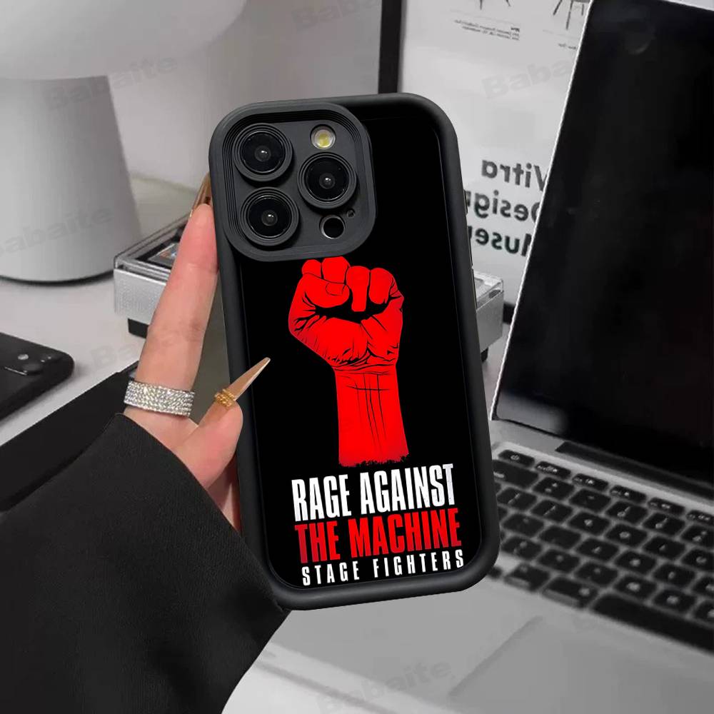 

R-Rage A-Against T-The M-Machine Band Phone Case For IPhone 17 16 15 14 13 Pro Max Plus 12 11 Cover iPhone 17 Pro