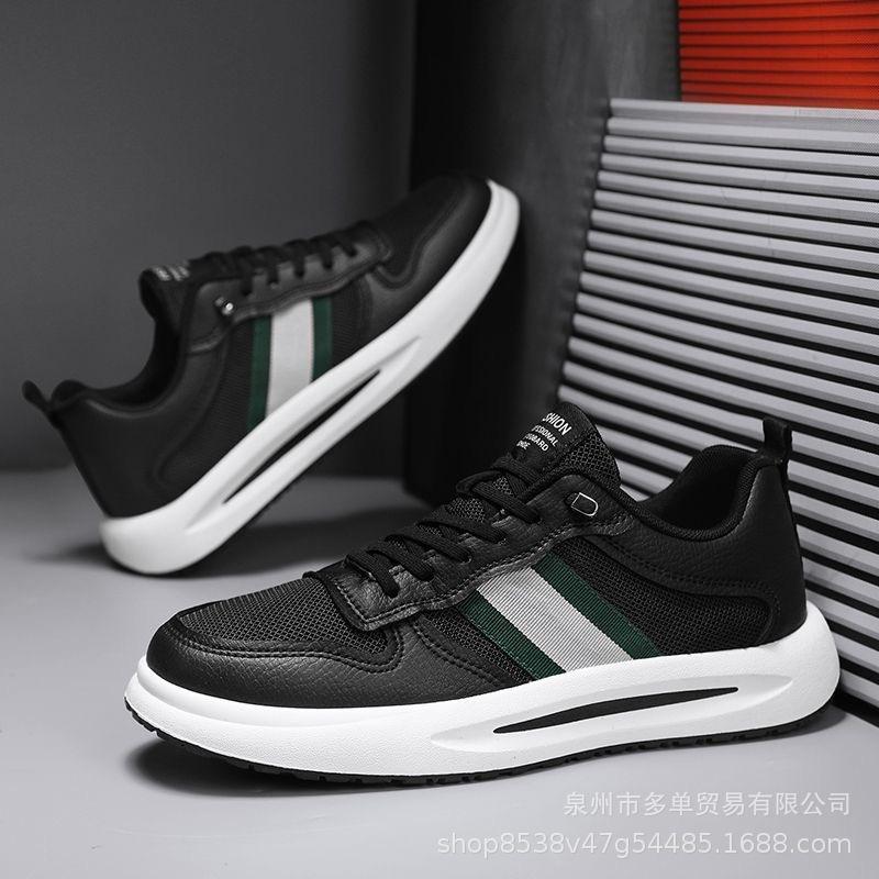Four Seasons New Sneakers Mesh Lightweight Breathable Board Shoes Running Shoes Casual 39 чёрный