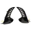 Authentic For Toyota Yaris Vios - Car Front Bumper LED Daytime Running Light Yellow White Driving Turn Signal Fog Lamp