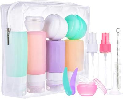 Portable Beauty Set Travel Dispenser Face Cream Box Makeup Bottle Storage Set Women's Holiday Gift
